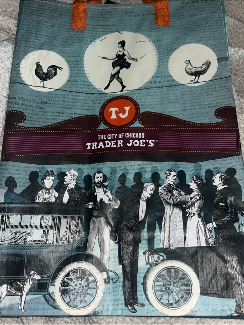 NWT Trader Joe's Reusable Regional Bag (Chicago, Illinois | IL)